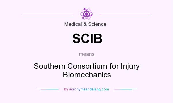 What does SCIB mean? It stands for Southern Consortium for Injury Biomechanics