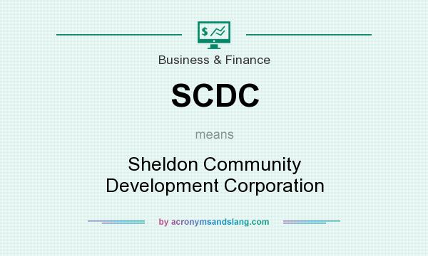 What does SCDC mean? It stands for Sheldon Community Development Corporation