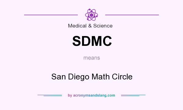 What does SDMC mean? It stands for San Diego Math Circle