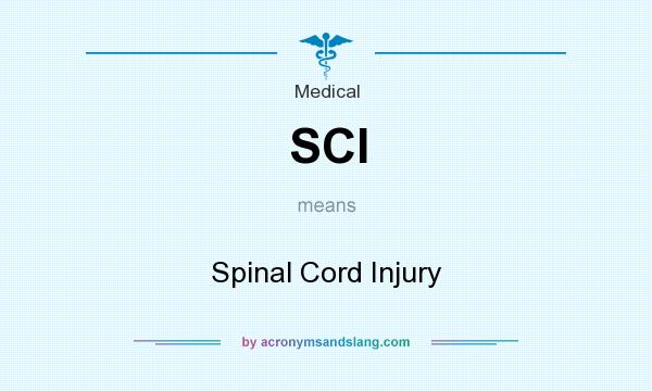 What does SCI mean? It stands for Spinal Cord Injury