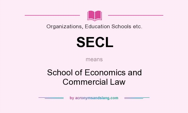 What does SECL mean? It stands for School of Economics and Commercial Law