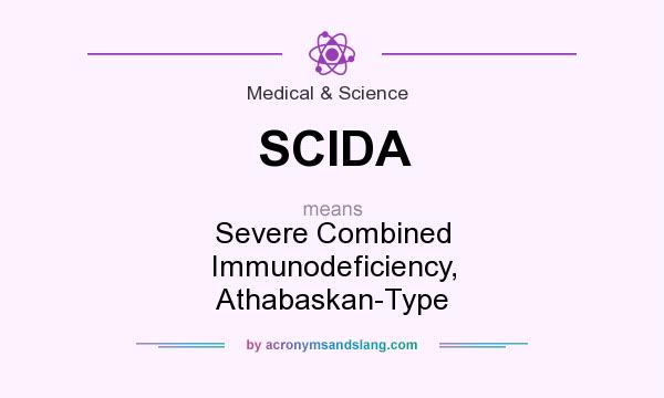 What does SCIDA mean? It stands for Severe Combined Immunodeficiency, Athabaskan-Type