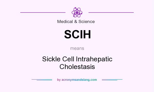 What does SCIH mean? It stands for Sickle Cell Intrahepatic Cholestasis