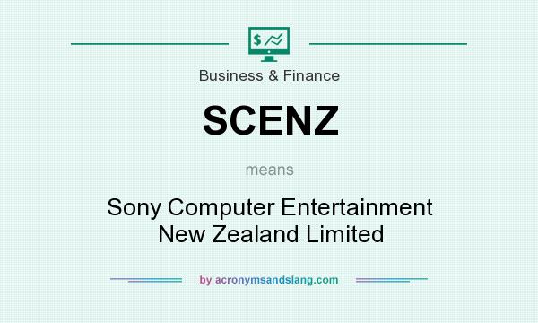 What does SCENZ mean? It stands for Sony Computer Entertainment New Zealand Limited