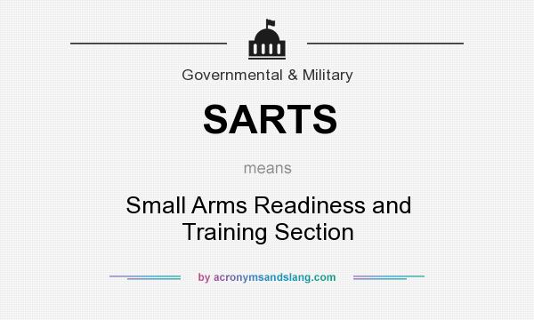 What does SARTS mean? It stands for Small Arms Readiness and Training Section