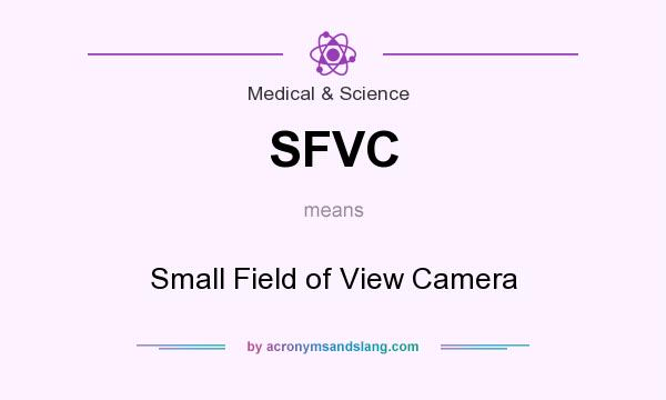 What does SFVC mean? It stands for Small Field of View Camera