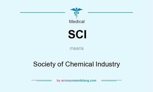 What does SCI mean? It stands for Society of Chemical Industry