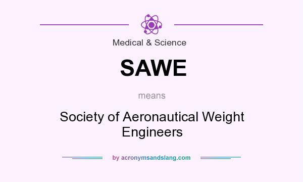 What does SAWE mean? It stands for Society of Aeronautical Weight Engineers