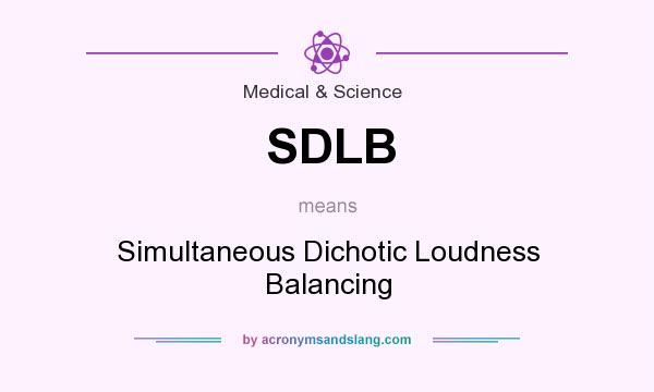 What does SDLB mean? It stands for Simultaneous Dichotic Loudness Balancing