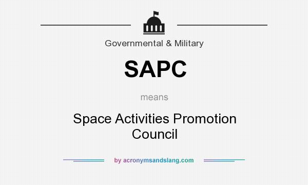 What does SAPC mean? It stands for Space Activities Promotion Council