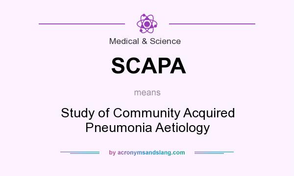 What does SCAPA mean? It stands for Study of Community Acquired Pneumonia Aetiology