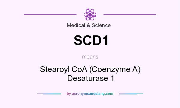 What does SCD1 mean? It stands for Stearoyl CoA (Coenzyme A) Desaturase 1