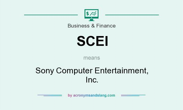 What does SCEI mean? It stands for Sony Computer Entertainment, Inc.