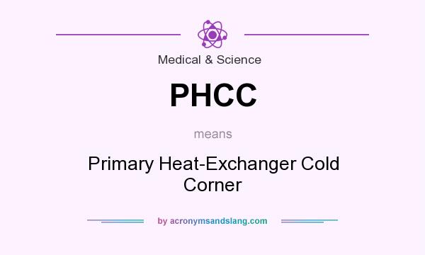 What does PHCC mean? It stands for Primary Heat-Exchanger Cold Corner