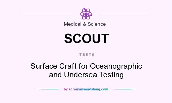 What does SCOUT mean? It stands for Surface Craft for Oceanographic and Undersea Testing