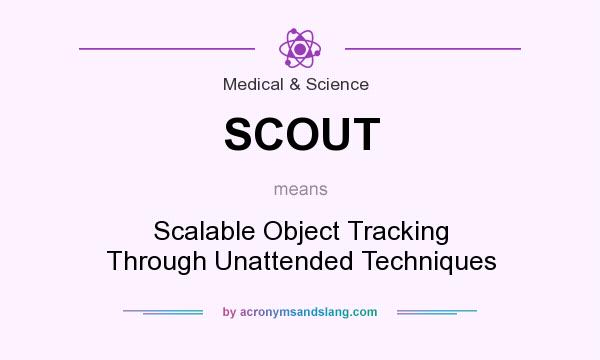 What does SCOUT mean? It stands for Scalable Object Tracking Through Unattended Techniques
