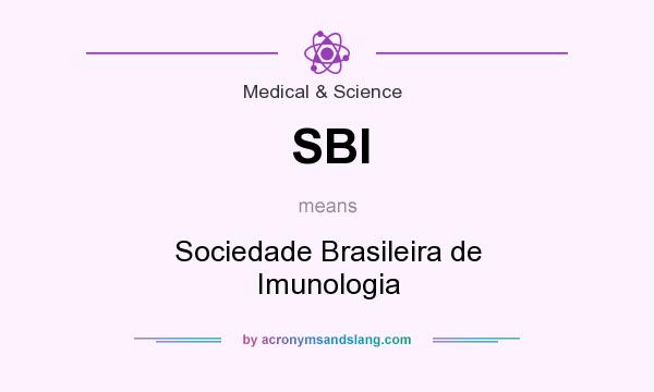 What does SBI mean? It stands for Sociedade Brasileira de Imunologia