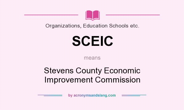 What does SCEIC mean? It stands for Stevens County Economic Improvement Commission