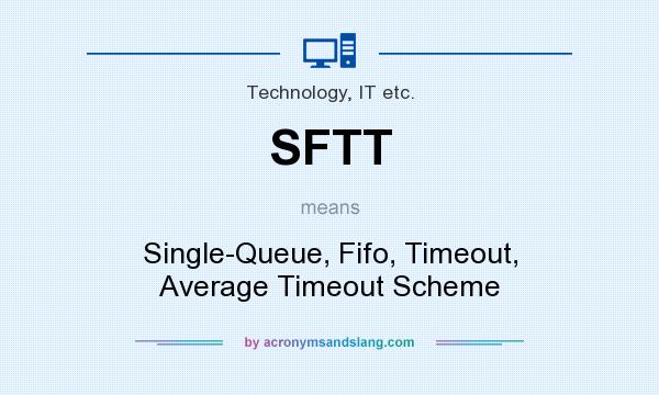 What does SFTT mean? It stands for Single-Queue, Fifo, Timeout, Average Timeout Scheme