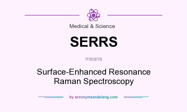 What does SERRS mean? It stands for Surface-Enhanced Resonance Raman Spectroscopy