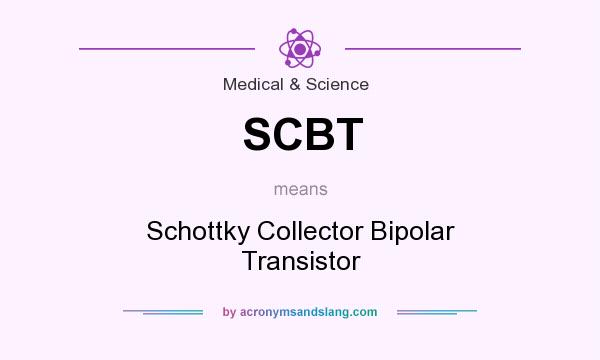 What does SCBT mean? It stands for Schottky Collector Bipolar Transistor