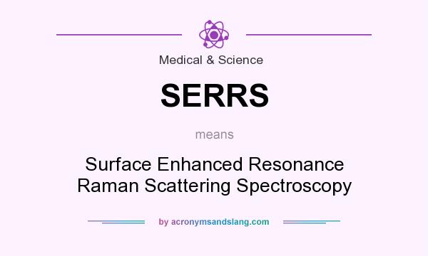 What does SERRS mean? It stands for Surface Enhanced Resonance Raman Scattering Spectroscopy