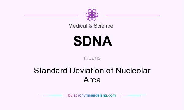 What does SDNA mean? It stands for Standard Deviation of Nucleolar Area