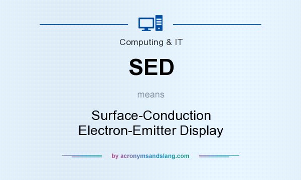 What does SED mean? It stands for Surface-Conduction Electron-Emitter Display