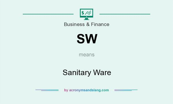 What does SW mean? It stands for Sanitary Ware