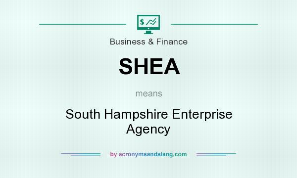 What does SHEA mean? It stands for South Hampshire Enterprise Agency
