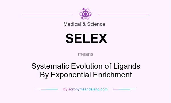 What does SELEX mean? It stands for Systematic Evolution of Ligands By Exponential Enrichment