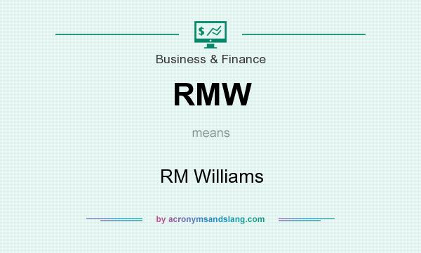 What does RMW mean? It stands for RM Williams