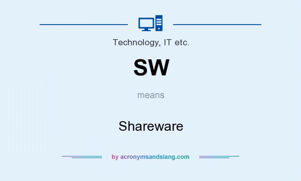 What does SW mean? It stands for Shareware