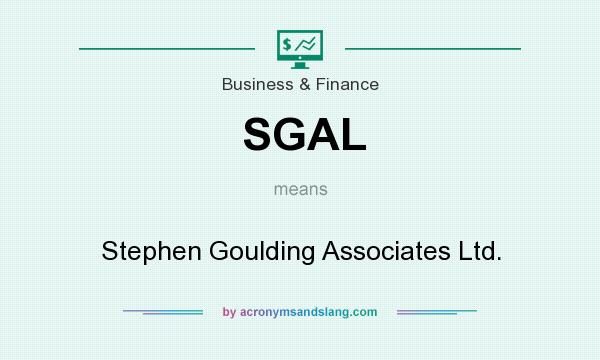 What does SGAL mean? It stands for Stephen Goulding Associates Ltd.