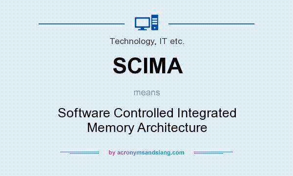 What does SCIMA mean? It stands for Software Controlled Integrated Memory Architecture