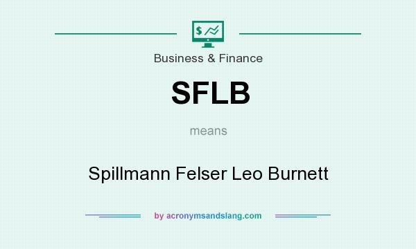 What does SFLB mean? It stands for Spillmann Felser Leo Burnett