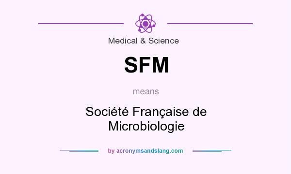 What does SFM mean? It stands for Société Française de Microbiologie