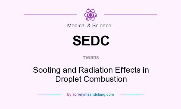 What does SEDC mean? It stands for Sooting and Radiation Effects in Droplet Combustion