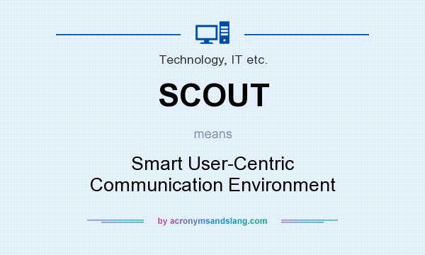 What does SCOUT mean? It stands for Smart User-Centric Communication Environment