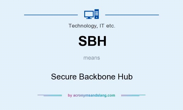 What does SBH mean? It stands for Secure Backbone Hub