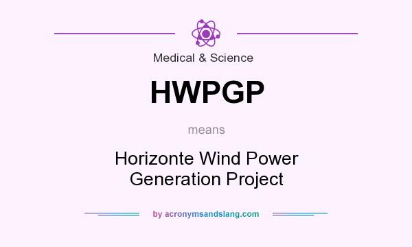 What does HWPGP mean? It stands for Horizonte Wind Power Generation Project