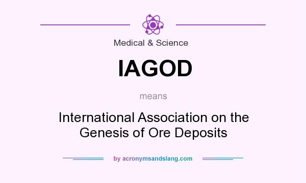 What does IAGOD mean? It stands for International Association on the Genesis of Ore Deposits