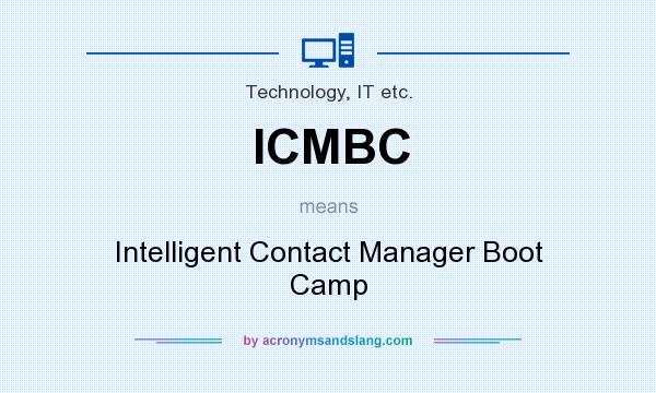 What does ICMBC mean? It stands for Intelligent Contact Manager Boot Camp
