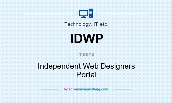 What does IDWP mean? It stands for Independent Web Designers Portal