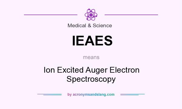 What does IEAES mean? It stands for Ion Excited Auger Electron Spectroscopy