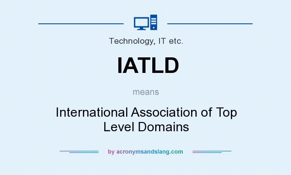 What does IATLD mean? It stands for International Association of Top Level Domains