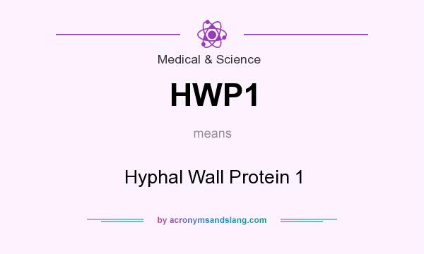What does HWP1 mean? It stands for Hyphal Wall Protein 1