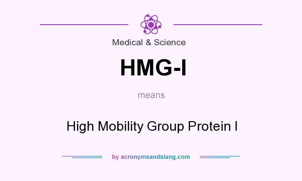 What does HMG-I mean? It stands for High Mobility Group Protein I