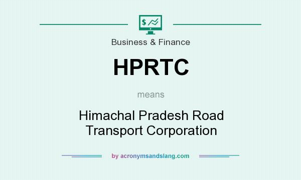 What does HPRTC mean? It stands for Himachal Pradesh Road Transport Corporation