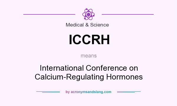 What does ICCRH mean? It stands for International Conference on Calcium-Regulating Hormones